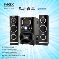 MGX ลำโพงขยายเสียง 2.1 Ch. รุ่น YX-2088N 5000 p.m.p.o