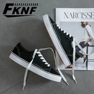 Classic Slip-On Black Pewter Checkerboard Sneakers Converse kasut perempuan kasut lelaki