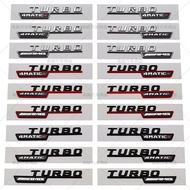 ✅ car badge stickers ✅ letters in stock Metal Suitable for Mercedes-Benz turbo car logo AMG leaf boa
