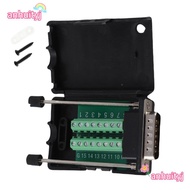 AHTY 15 Pin Breakout Board, Male Connector Solderless DB15 Connector, Module 15 Pin with  DB15 Break