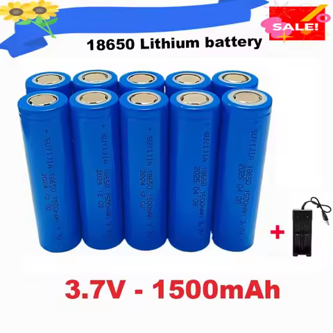 100% Original 1500mAh 18650 Battery 3.7V ICR 18650 Rechargeable Lithium Batteries