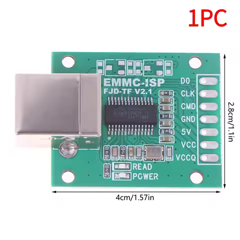 1PC AU6438BS Mobile Phone Repair Flash Machine Unlock EMMC-ISP Flying Line Artifact Tool USB-B Type 