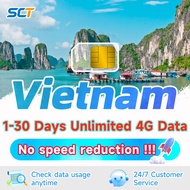 Wefly Vietnam SIM Card 1-15 Days Daily 500MB-3GB Unlimited 4G Data High Speed Vietnam Travel SIM