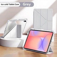 For Samsung Galaxy Tab S11 11 Case 2025 Tab A11 Plus 11 inch with Pencil Holder Smart Folio Acrylic 
