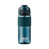 【TKK】美國進口Tritan哈崙系列 手提式運動水壺 600ML-高山綠