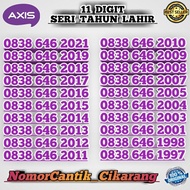 NOMOR CANTIK AXIS SERI TAHUN LAHIR / NOMOR CANTIK AXIS 11 DIGIT SERI