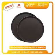 Fujinex CJ2 Anti-Slip Round Serving Tray 28 cm & 41 cm