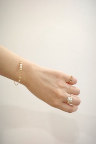 2way 珍珠手鏈 腳鏈 14Kgf