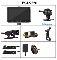 VSYS SYS มัลติฟังก์ชั่น F4.5X WiFi รถจักรยานยนต์ Dash Cam fish eyes170 องศาเครื่องบันทึกภาพมุมกว้าง 