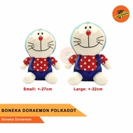 BONEKA DORAEMON POLKADOT - Boneka Doraemon
