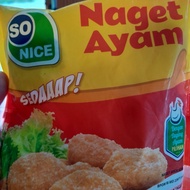 so nice chicken nugget 250gram (frozen food)