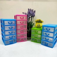 6L Transparent Mini Medicine Drawer, Multi-layer Plastic Drawer Storage Box Cosmetic Storage