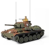 《模王》FOV 1:32 M24 二戰美軍坦克 比例1/32 部分合金坦克完成品 UNIMAX 80093 四方盒