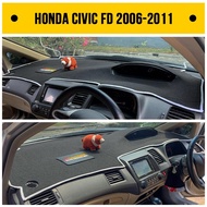 BELI 1 DAPAT 4 | Cover Dashboard Mobil SEDAN HONDA CIVIC FD 2006-2011 Pelindung Dasbor - Alas Taplak