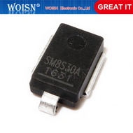 2pcs/lot SM8S30A-E3 2D SM8S30A SM8S30A In Stock