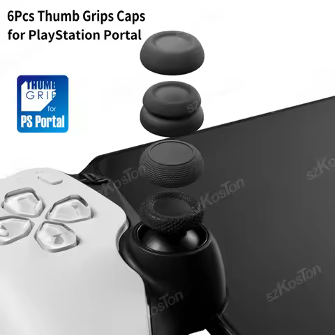 Thumb Grips Caps for PlayStation Portal Remote Player Anti-Slip Joystick Cover for PlayStation Porta
