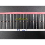 100pcs Zener Diode 7v5 1/2w New 100% Genuine