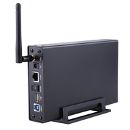 Blueendless BS-U35WF 300Mbps USB 3.0 Wi-Fi Streaming Server 3.5" External Hard Drive HDD Enclosure &