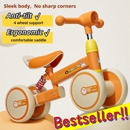 Children's Balance Car 1-3 Years Old Baby Gift No Pedal Scooter Four-Wheel Scooter Scooter