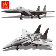 Wange 4004 assembly toy The F-15 Eagle Fighter Fighter plane model