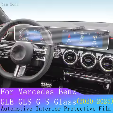 For Mercedes Benz GLE GLS G S Glass W167V167 GLE350 450 X167 G463 G500 W222 Car GPS Navigation Scree