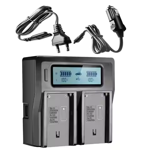 High quality for Sony NP-F970 NP-F960 NPF960 NP-F770 NP-F750 camera battery fast charger NP-F960 NP-
