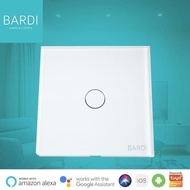 BARDI Smart Wall Switch 1 Gang Touch Switch Touch Wifi Timer IoT