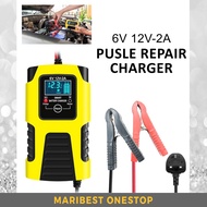 BP237 12V/ 24V 6A M'SIA 3PIN PLUG MULTI-FUNCTION BATTERY PULSE REPAIR CHARGER INTELLIGENT AUTO & MOT