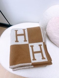 (尖沙咀門市💖) 閒置 Hermes avalon throw blanket 毛毯/ 被子