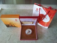 (香港中國銀行) 第29屆奧林匹克 2008 北京奧運 "健康" 紀念章 福娃迎迎 (藏羚羊) 紀念銀幣 (Health) 編号: 012176 直徑: 5cm 限量: 90000枚 (Distrib