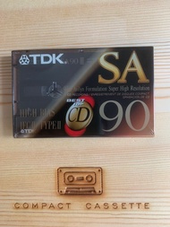 （全新未拆）人聲首選👍 TDK SA90 / SA 90 好聲帶 Type II 空白用作錄音的卡式帶/錄音帶/卡式磁帶/磁帶/cassette tape 約 1992 版