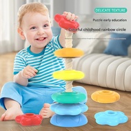 Rotating Tower Stacking Music Toys/Rainbow Rotating Tower Stacking Music Toys/Educational Toys