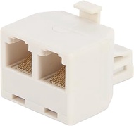 Nippon Labs AD-66-M2F-WH Modular T-Adapter 6P/6C 1M/2F, White
