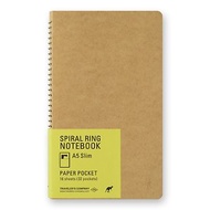 Spiral Ring Notebook A5 Slim - 口袋信封