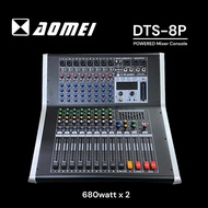 AOMEI DTS-8P Powered Mixer 680Watt x2 ( Ready Stock )