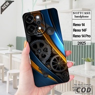 OPPO RENO 14 Case _Case OPPO RENO 14F _Case OPPO RENO 14 PRO _Black clear elastic silicone casing