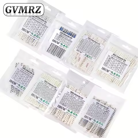 0603 0402 0805 1206 SMD Ceramic Capacitor Assorted Kit 1pF - 10uF 100PF 10NF 100NF 0.47UF 1UF Chip C