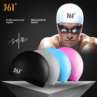 361 Degrees Silicone Swimming Caps for Adults