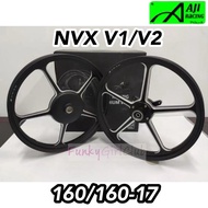 AJI RACING NVX155 AEROX155 Sport Rim 17 inch 1.6/1.6 FG505 MODEL FG 505 BLACK NVX 155 AJI 160 / 160x