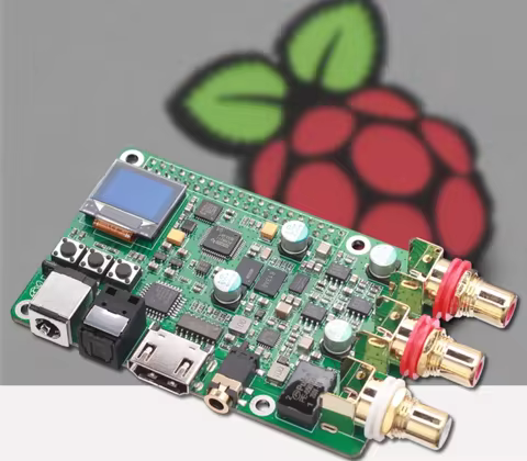 Raspberry pi DAC audio decoding board ES9038Q2M hifi fever coaxial fiber I2S DSD512 digital