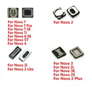 ใหม่ลำโพงหูฟังสำหรับ Huawei Nova 7i 7 6 SE Pro 5T 4 3i 3e 3 2S 2i 2 Plus Lite หูฟังลำโพงเครื่องรับสัญญาณเสียงอะไหล่