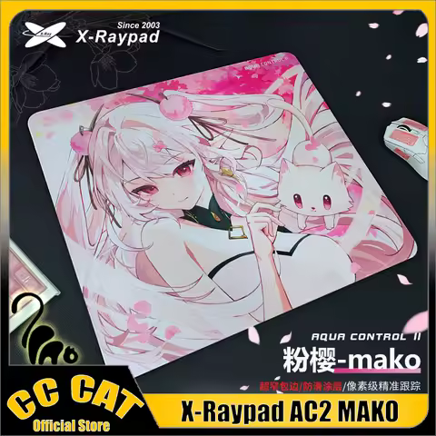 X-Raypad Aqua Control II Gaming Mouse Pads AC2 MAKO Sakura Night&Pink Gaming Mousepad 450x400x4mm Fo
