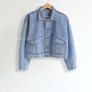 Bayleaf.id Veast Jaket Jeans Crop
