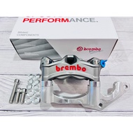 YAMAHA NVX 155 NVX V1 V2 ORIGINAL BREMBO STYLEMA SILVER RIGHT SIDE FRONT BRAKE CALIPER BRACKET PNP O