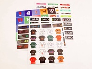 26|New Sticker Race Season F1 Fleet and Rider Label Car Number Self-adhesive Handbook Sticker