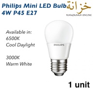 Philips LED Mini Bulb 4W P45 E27 ( 6500K Cool Daylight / 3000K Warm White ) Philips Light Bulb