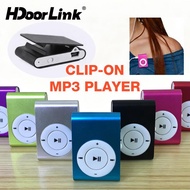 HdoorLink Portable MP3 Player Mini Clip MP3 Player Walkman Support TF Card MP3 Music Player