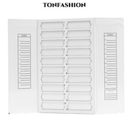 TONFASHION 20/30 Places Microscope Slide Box, White Foldable Specimen Slide Holder, Paper Material 2