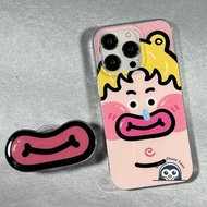 Cute Funny Couple Phone Case For Samsung Galaxy F70E M17E A07 A06 F06 M06 M05 A17 A16 M16 F16 A91 A8