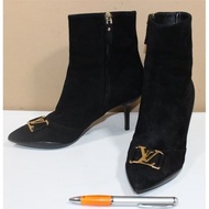 sepatu wanita LOUIS VUITTON ANKLE BOOTS second original